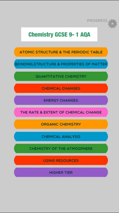 Chemistry GCSE 9-1 AQA Science سکرین شاٹس