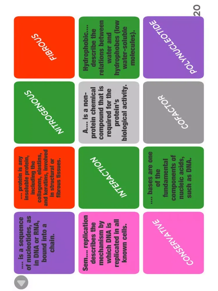 Ảnh chụp màn hình của Biology AS / Year 1 OCR Games Edition iPad 