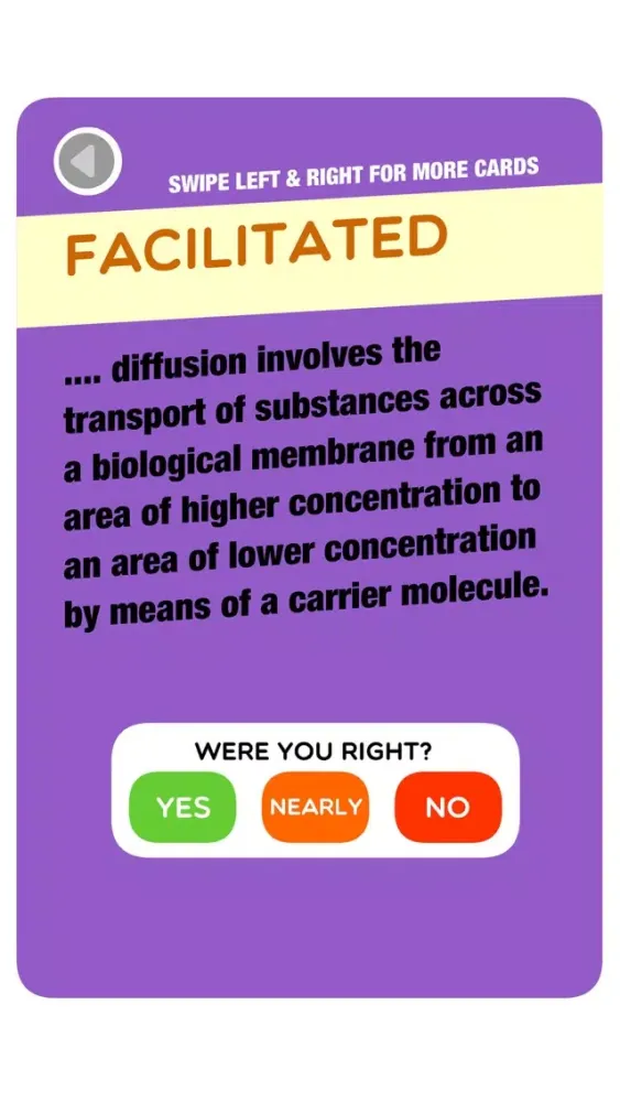 Ảnh chụp màn hình của Biology AS / Year 1 OCR Games Edition