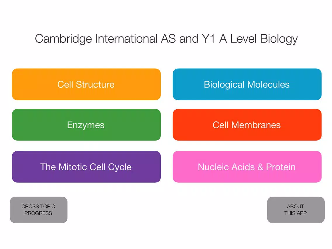 Screenshot di Biology A Level AS / Y1 Cambridge 1 iPad 