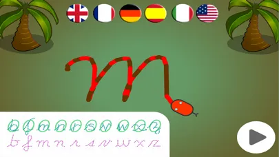 Ảnh chụp màn hình của Crazy Cursive Letters Lite