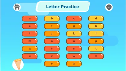 Ảnh chụp màn hình của Crazy Cursive Letters Lite