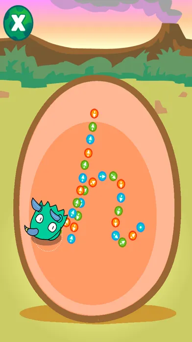 Ảnh chụp màn hình của Dinosaur Letters Lite
