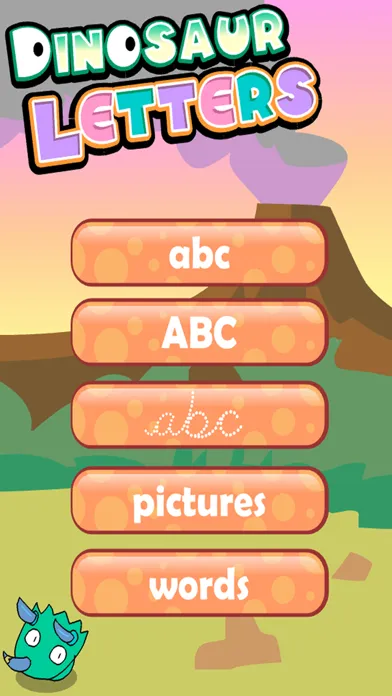 Ảnh chụp màn hình của Dinosaur Letters Lite