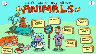 Capturas de tela do Science Adventure KS1 Year 1