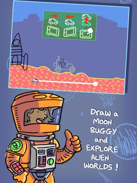 Tangkapan layar Draw A Rocket iPad 