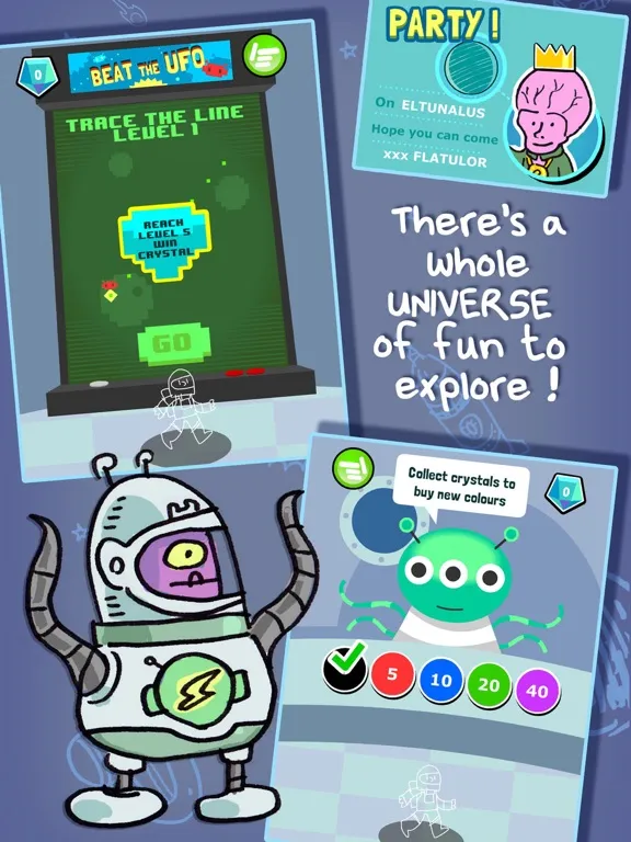 Tangkapan layar Draw A Rocket iPad 