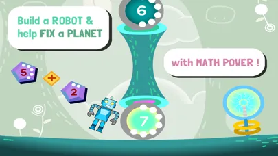 Capturas de tela do Robo Math Age 6 - 8 Lite