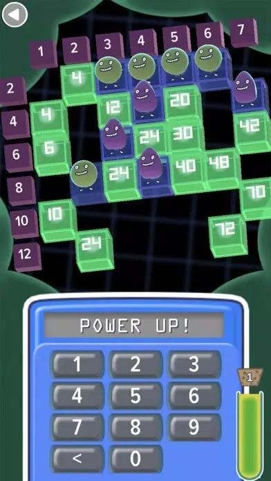 Captures d'écran de Times Tables Power Grids