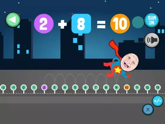 Crazy Math Number Line Helper iPad  Screenshots