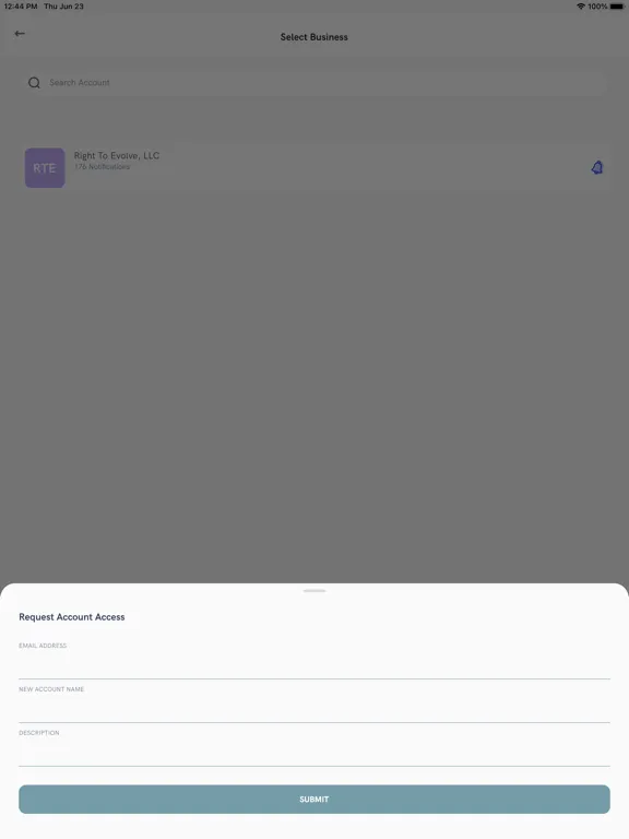 Ảnh chụp màn hình của MBE CPAs iPad 