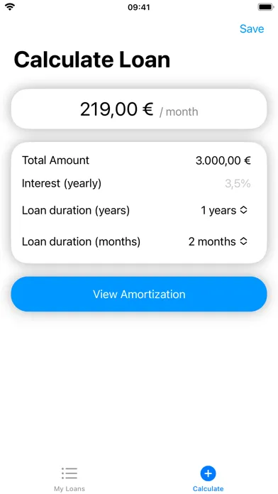 Loans - My Loan Calculator应用截图
