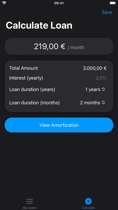 Loans - My Loan Calculator应用截图
