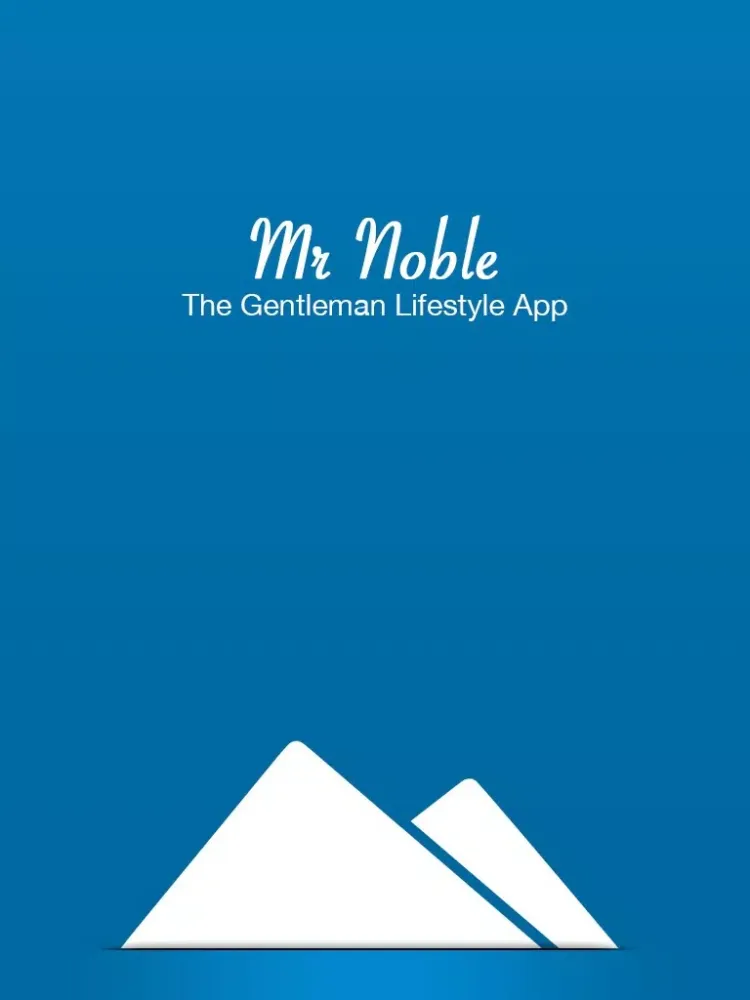 Captures d'écran de Mr. Noble - The Gentleman Lifestyle App iPad 