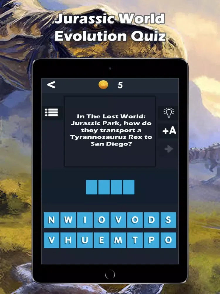 Captures d'écran de Jurassic Evolution World Quiz iPad 