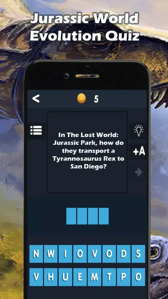 Captures d'écran de Jurassic Evolution World Quiz