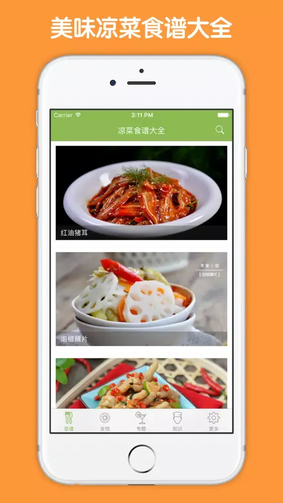 凉菜食谱大全 - 卤菜凉拌菜做法大全应用截图