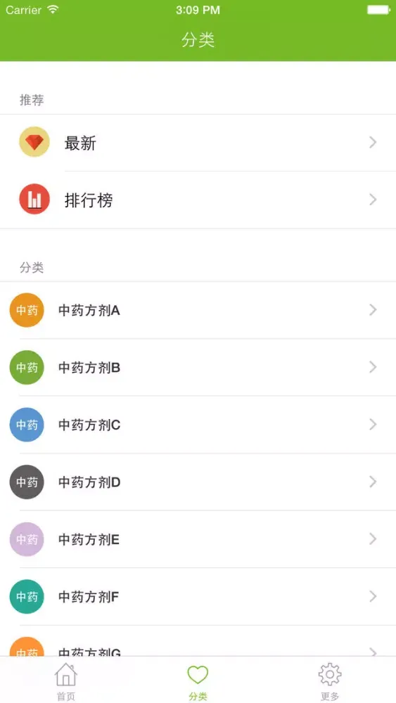 Tangkapan layar 中药方剂大全 - 堪称中医方剂大辞典