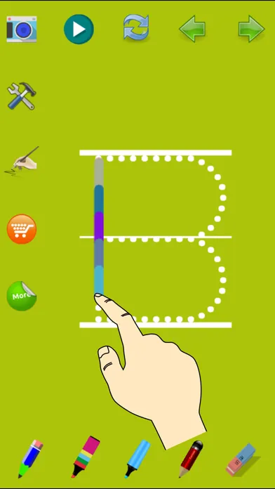 Ảnh chụp màn hình của Trace Letter Level 7