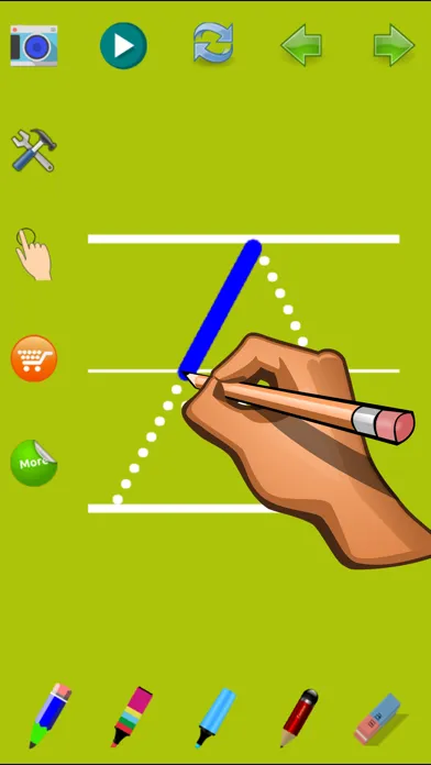 Ảnh chụp màn hình của Trace Letter Level 7