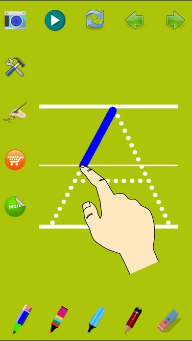 Ảnh chụp màn hình của Trace Letter Level 7