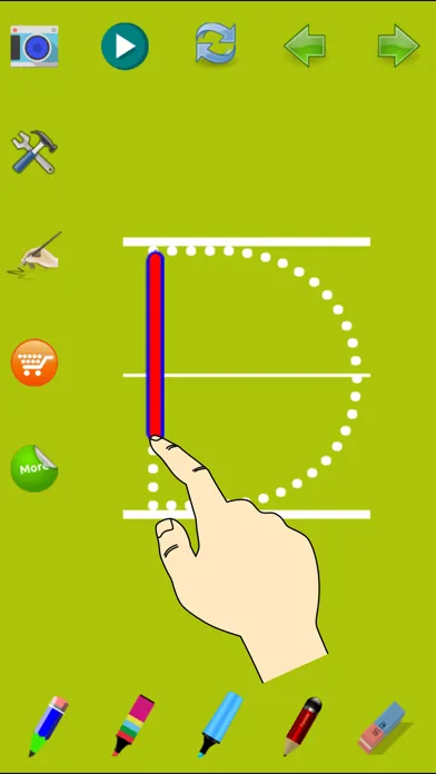 Ảnh chụp màn hình của Trace Letter Level 7