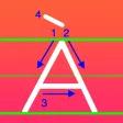 Trace French Letters,Capital Trace French Letters,Capital