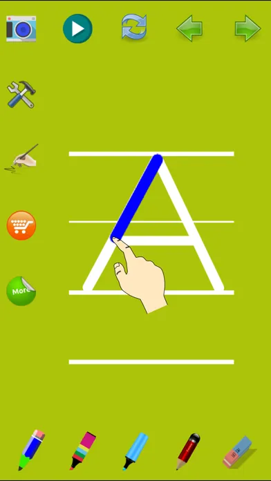 Captures d'écran de Trace Letter Level 12