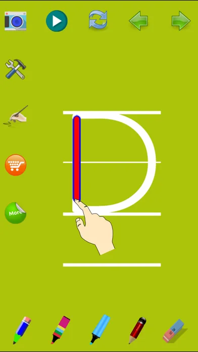 Captures d'écran de Trace Letter Level 12