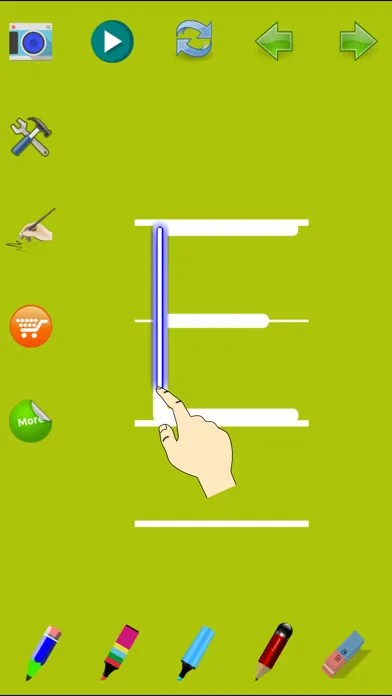 Captures d'écran de Trace Letter Level 12