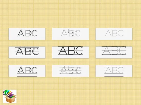 Trace German Letters iPad  Screenshots
