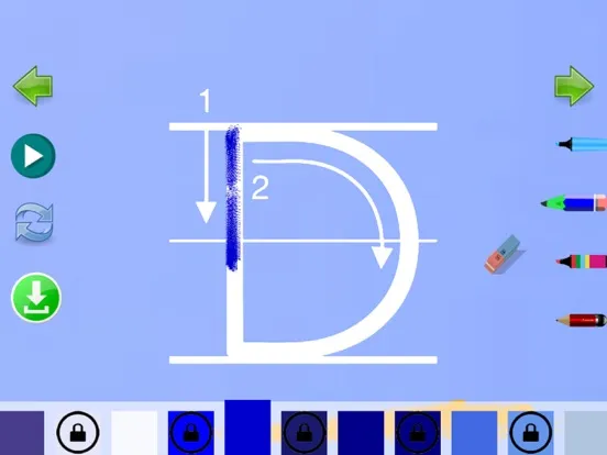 Trace German Letters iPad  Screenshots