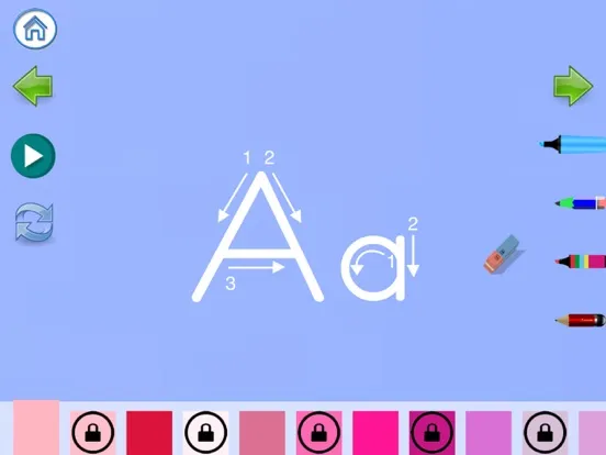 Trace German Letters iPad  Screenshots