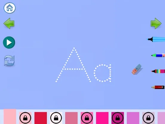 Trace German Letters iPad  Screenshots