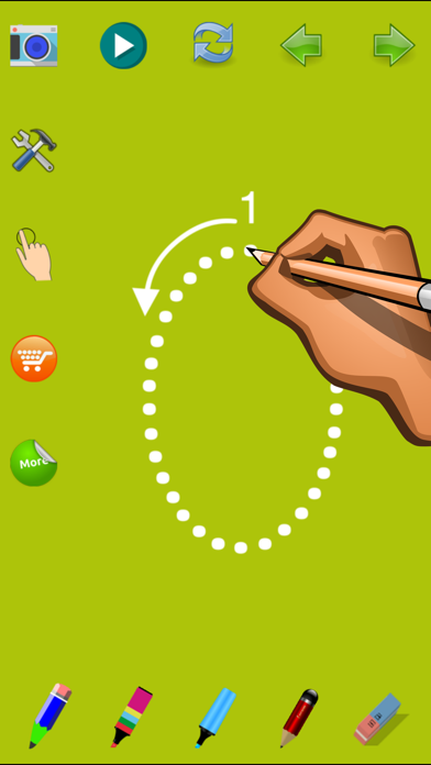 Trace Letters Wizard Level 3 스크린샷