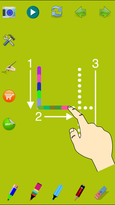 Trace Letters Wizard Level 3 스크린샷