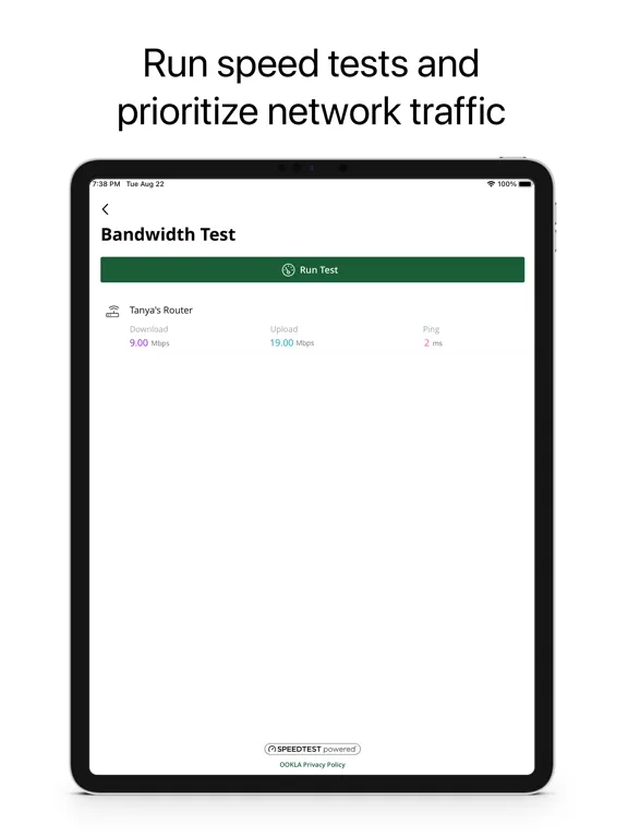 Tangkapan layar MB Link Connect iPad 