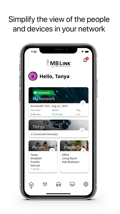Tangkapan layar MB Link Connect