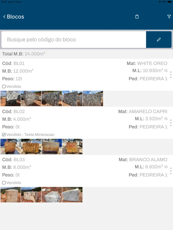 Capturas de pantalla de MBlock iPad 