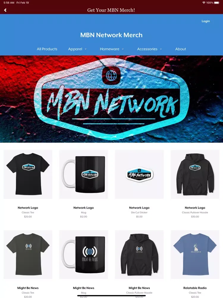 Скриншоты MBN Network iPad 