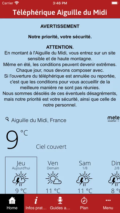 Téléphérique Aiguille du Midi应用截图