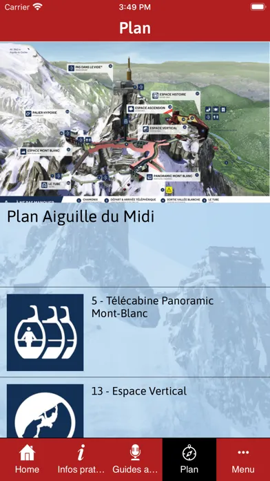 Téléphérique Aiguille du Midi应用截图