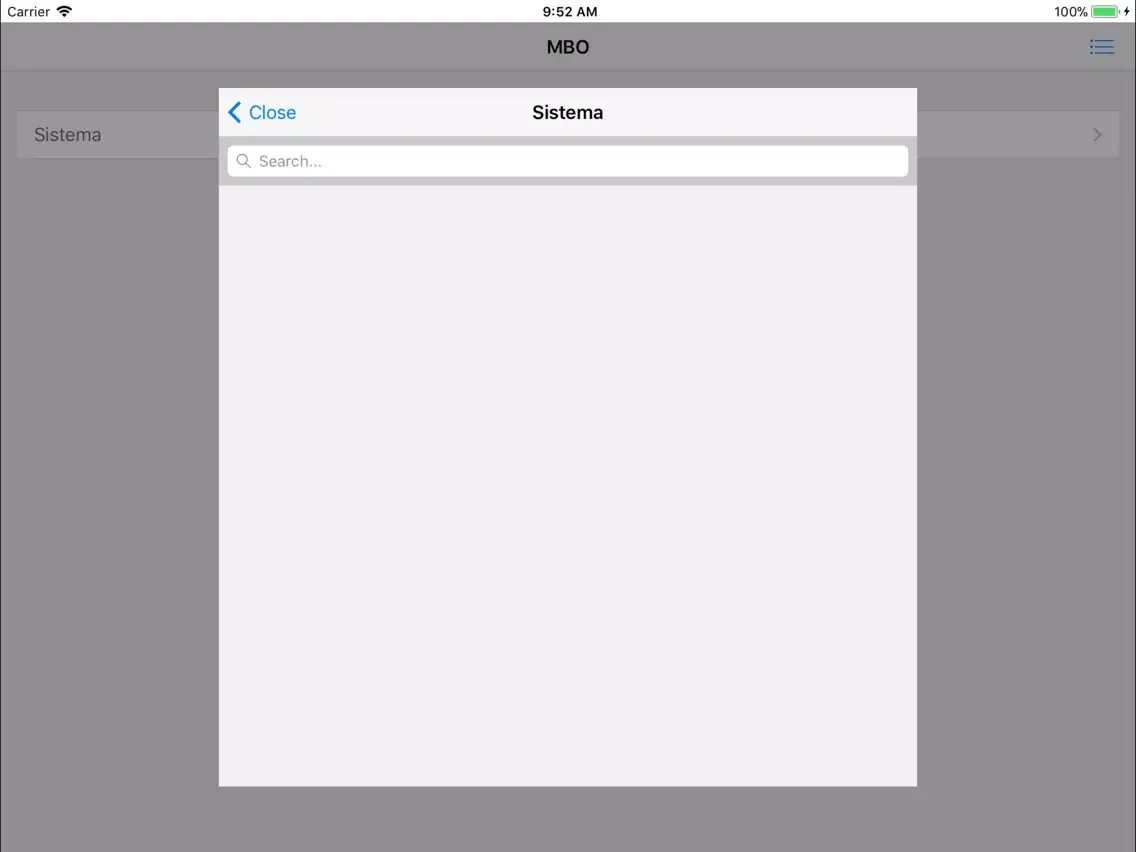 Tangkapan layar ASOF by MBO iPad 