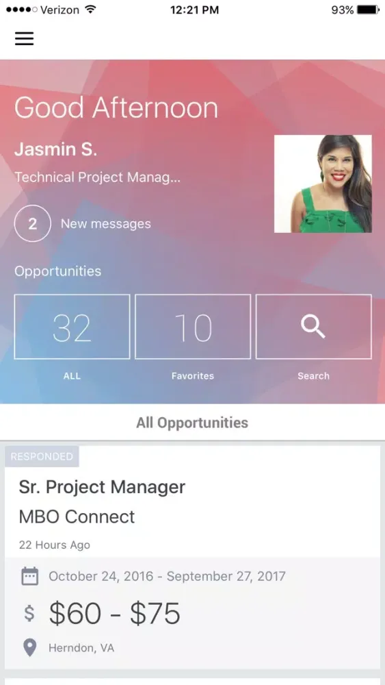 Screenshot di MBO Partners Connect