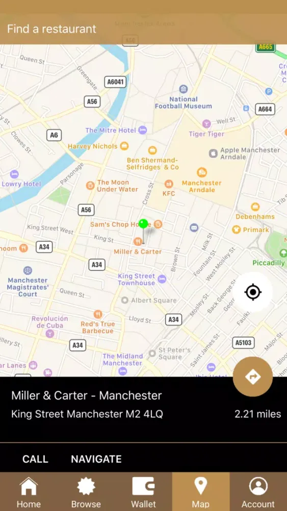 Capturas de tela do Miller & Carter