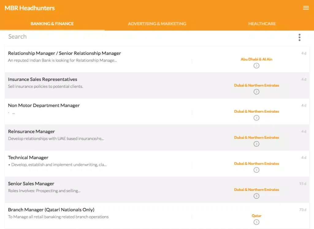Screenshot di Mbr jobs iPad 