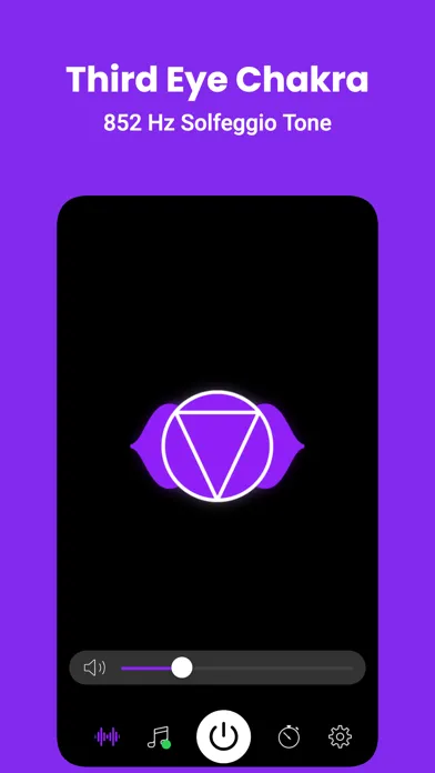 Screenshot di Solfeggio Third Eye Chakra 852