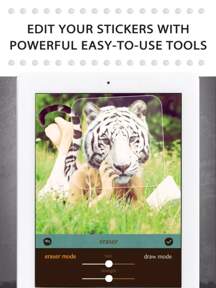 Animal Face Pro - Cat stickers for your photos and more iPad  سکرین شاٹس