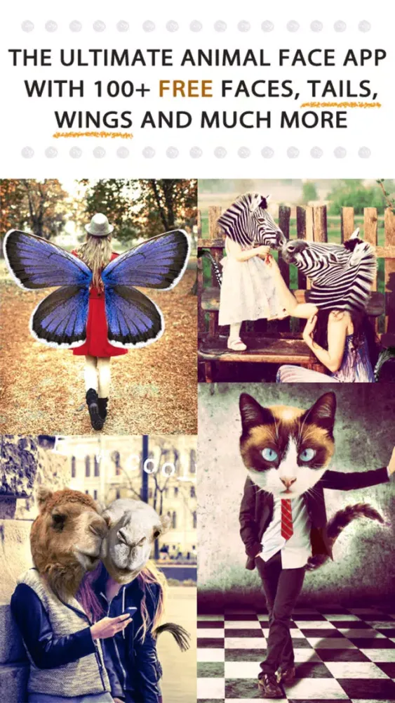 Animal Face Pro - Cat stickers for your photos and more سکرین شاٹس