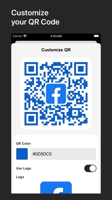 Capturas de pantalla de SwiftCard: QR Business Card